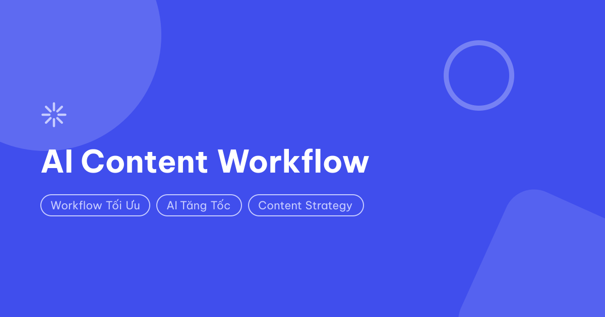 Cách tôi xây dựng workflow nội dung bằng AI